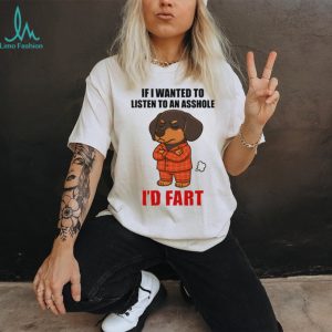 Grumpy Pajama Dachshund “I'd Fart” Sarcastic T Shirt
