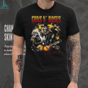 Guns N' Roses Tour 2026 Skeleton Band Members Graphic T Shirt