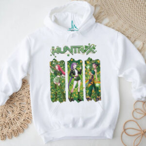 HUNTRX Anime Girls St. Patrick's Day Green Clover Aesthetic T Shirt