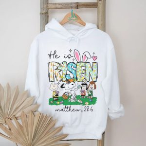 He Is Risen Matthew 28 6 Snoopy & Peanuts Friends Easter Shirt