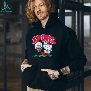 Hello Kitty San Antonio Spurs Basketball Mascot T Shirt