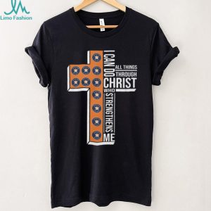 Houston Astros Faith Cross Shirt I Can Do All Things Through Christ