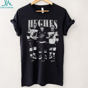 Hughes Brothers New Jersey Devils Vintage Graphic Hockey T Shirt