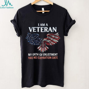 I Am A Veteran Oath Of Enlistment Patriotic Eagle Wings T Shirt