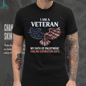 I Am A Veteran Oath Of Enlistment Patriotic Eagle Wings T Shirt