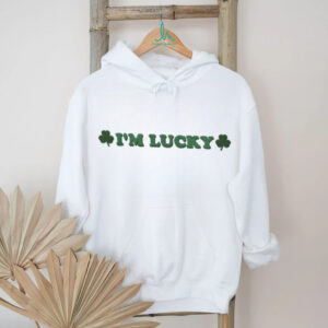 I’m Lucky Shamrock St. Patrick's Day Clover White T Shirt