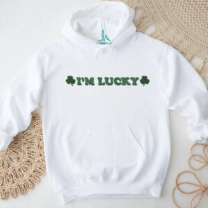 I’m Lucky Shamrock St. Patrick's Day Clover White T Shirt