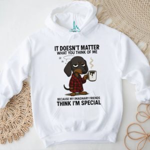 “Imaginary Friends Think I’m Special” Grumpy Dachshund Coffee T Shirt “Imaginary Friends Think I’m Special” Grumpy Dachshund Coffee T Shirt