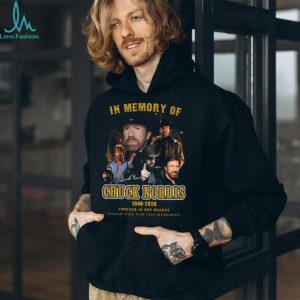In Memory of Chuck Norris 1940 2026 Tribute T Shirt Thank You For The Memories