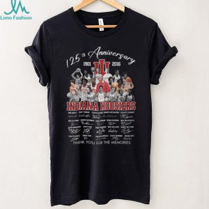 Indiana Hoosiers Basketball 125th Anniversary Signature Legends T Shirt
