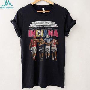 Indiana Legends Undefeated Perfect Season 1976 Basketball & 2026 CFP Champions T Shirt