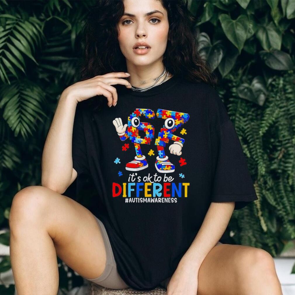 It’s OK To Be Different Puzzle Piece Autism Awareness T Shirt It’s OK To Be Different Puzzle Piece Autism Awareness T Shirt