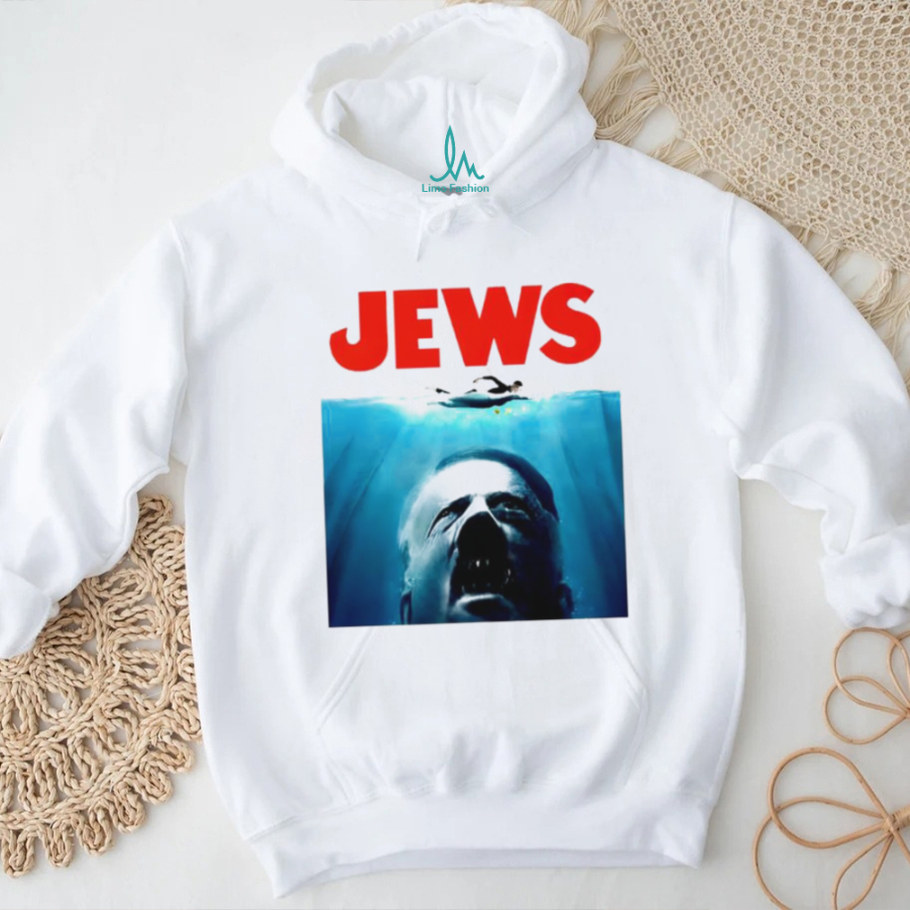 Jaws Parody Jews Hitler Movie Poster Satire T Shirt Jaws Parody Jews Hitler Movie Poster Satire T Shirt