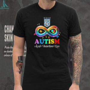 Kansas City KC Royals Autism Awareness Infinity Rainbow T Shirt