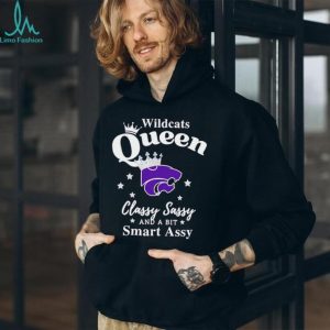 Kansas State Wildcats Queen Classy Sassy and a bit Smart Assy T Shirt