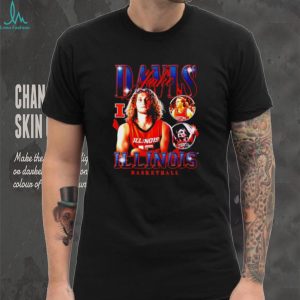 Kasparas Jakucionis “Jake” Illinois Fighting Illini Basketball Tribute T Shirt