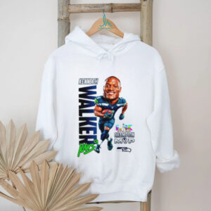 Kenneth Walker III Seattle Seahawks Super Bowl Champion MVP Caricature T Shirt