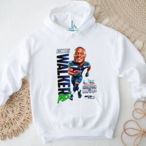 Kenneth Walker III Seattle Seahawks Super Bowl Champion MVP Caricature T Shirt