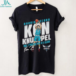 Kon Knueppel Charlotte Hornets Rookie Record 3 Pointers Basketball Shirt