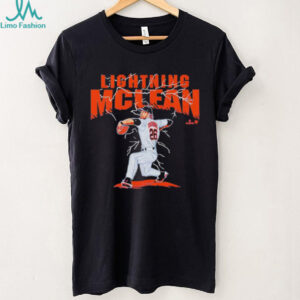 Lightning McLean Baseball Pitcher Sports Graphic T Shirt