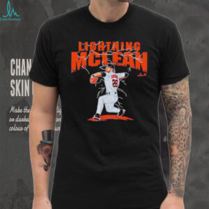 Lightning McLean Baseball Pitcher Sports Graphic T Shirt