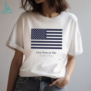 Live Free Or Die For God and Country 1776 2026 USA Flag T Shirt