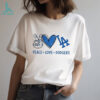 Milwaukee Brewers Peace Love Brewers MLB Baseball Glitter Logo T Shirt Milwaukee Brewers Peace Love Brewers MLB Baseball Glitter Logo T Shirt
