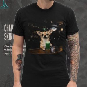 Lucky Chihuahua St. Patrick's Day Green Beer Pub T Shirt