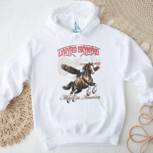 Lynyrd Skynyrd Free Bird Made In America Eagle and Horse Graphic T Shirt