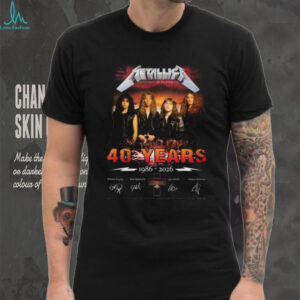 Metallica Master Of Puppets 40 Years 1986 2026 Thank You For The Memories T Shirt