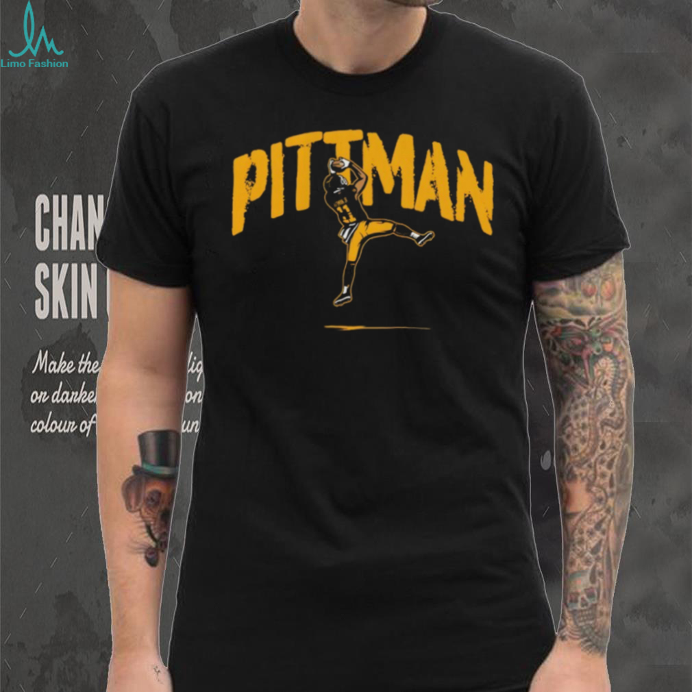 Michael Pittman Jr. Football Catch Action Graphic Sports T Shirt Michael Pittman Jr. Football Catch Action Graphic Sports T Shirt