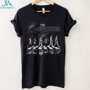 Michigan State Spartans Basketball Abbey Road Signature T Shirt