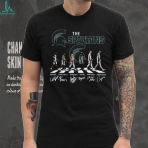 Michigan State Spartans Basketball Abbey Road Signature T Shirt