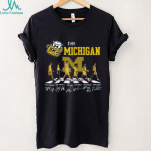 Michigan Wolverines Basketball Abbey Road Signature T Shirt