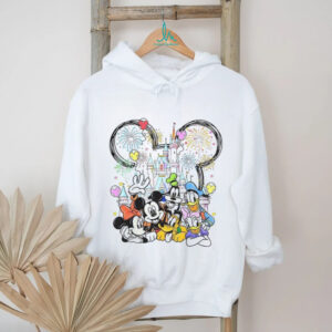 Mickey and Friends Disney Family Vacation 2026 Happiest Place T Shirt