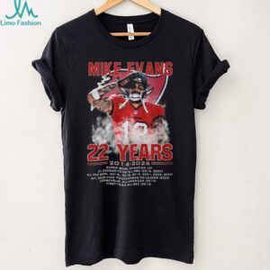 Mike Evans Tampa Bay Buccaneers 22 Years 2014 2026 Career Stats Tribute T Shirt