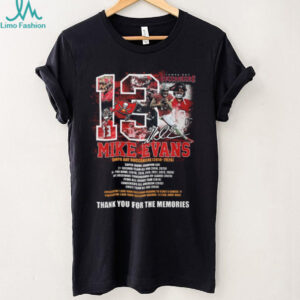 Mike Evans Tampa Bay Buccaneers Career Tribute “Thank You For The Memories” Shirt