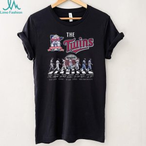 Minnesota Twins 65th Season Abbey Road Signature Thank You Memories T Shirt