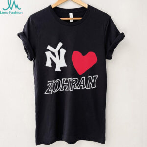 NY Heart Zohran New York Politics Support Fan T Shirt