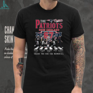 New England Patriots Legends 67 Years Thank You For The Memories T Shirt