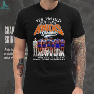 New York Knicks Legends “I Saw Greatness” Vintage Sports T Shirt