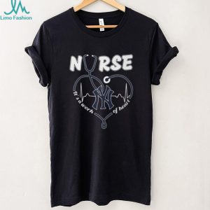 New York Yankees Nurse Heart Stethoscope MLB Baseball Shirt