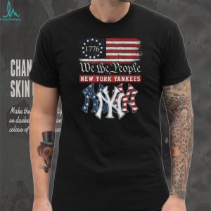 New York Yankees We The People 1776 Patriotic American Flag T Shirt