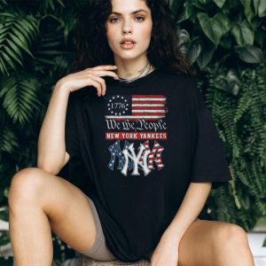 New York Yankees We The People 1776 Patriotic American Flag T Shirt
