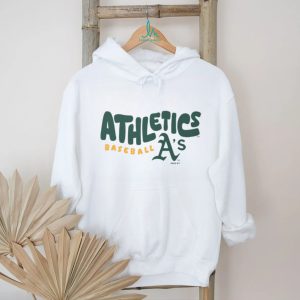 Oakland Athletics Baseball A's Logo Oatmeal Heather T shirt
