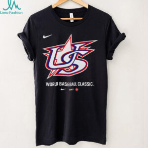 Official 2026 World Baseball Classic US Team Logo Nike T Shirt