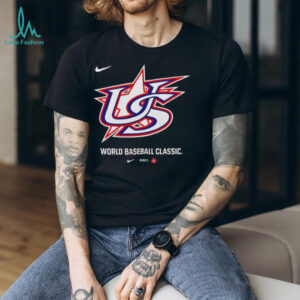 Official 2026 World Baseball Classic US Team Logo Nike T Shirt