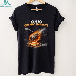 Ohio Cosmic Impact Meteor Science Diagram Graphic T Shirt