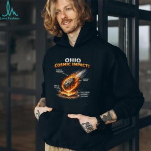 Ohio Cosmic Impact Meteor Science Diagram Graphic T Shirt