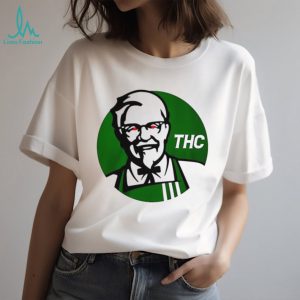 Parody Colonel Sanders Green THC Graphic T Shirt